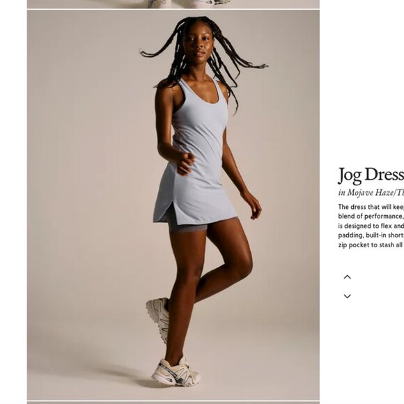 NWT Outdoor Voices Jog Dress in Mojave Haze/Thunder - Picture 4 of 7
